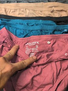 Jockey 5 piece Women's Cotton Briefs Size M