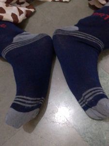 Blue Sports Socks