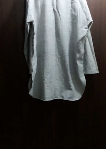 Men's Grey original khadi cotton Kurta 42 size