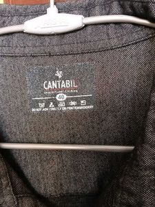 Men's Dark Grey Long-Sleeve Shirt