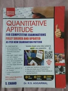 QUANTITATIVE APTITUDE FROM DR. R.S.AGGARWAL
