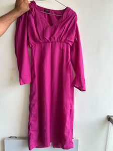 purple bodyfit dress
