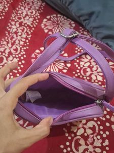 Rapunzel Heart Glitter Bag