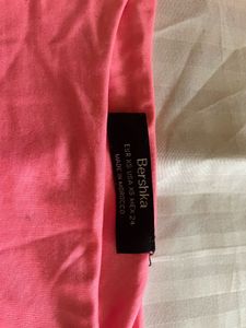 Pink Bershka Crop Top