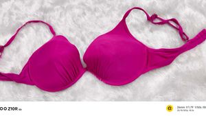 Vibrant Pink Bikini Top