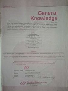 Lucent's General Knowledge Book