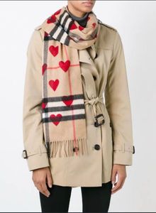 Burberry Heart Print Scarf