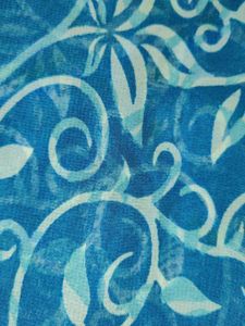 Beautiful Blue Floral Saree