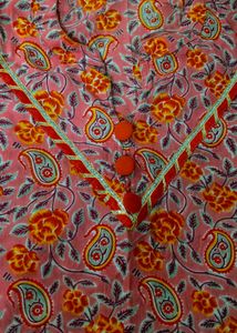 A floral print kurti