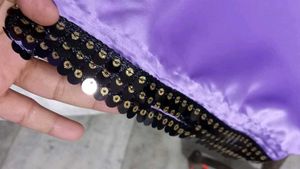 Elegant Purple Satin Kurta