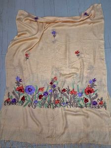 Kashmiri Hand Embroidered Dupatta/ Scarf