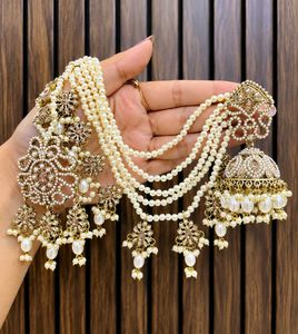Ear Cuff ,Jhumka&amp; Maangtikka Set