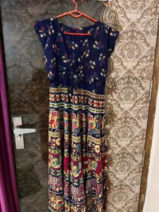 Bohemian Print Maxi Dress