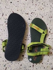 Sparx Comfortable Green Slippers UK 5