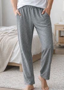 Comfortable Grey Patterned Lounge Pants