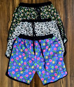 Floral Print Lounge Shorts