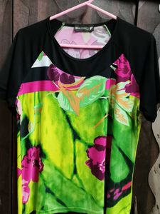 Vibrant Floral Print T-Shirt