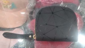 Geometric Black Wallet