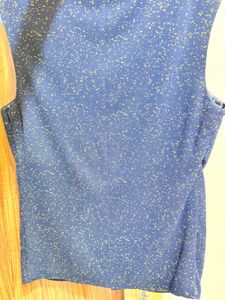Blue Patterned Waistcoat(S-M size)