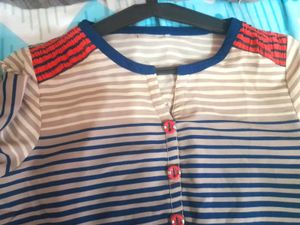 Striped Tunic Top @vishwa_prabha My Second Id