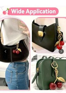 Cute Cherry Keychain Set