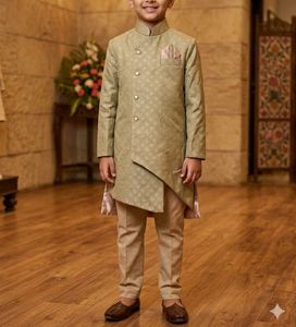 Kids indo western Sherwani Set