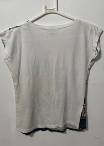 Cute Bicycle Print T-Shirt