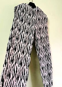 Stylish Zebra Print 2 piece Co-ord Set