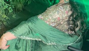 Sequin Lehenga Choli Set