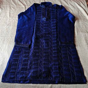 Men's Royal Blue Kurta