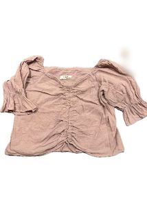 Pastel pink crop top
