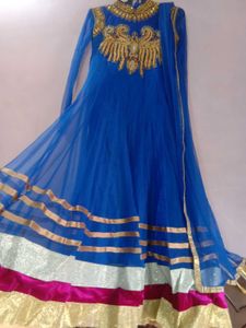 Royal Blue Anarkali Dress