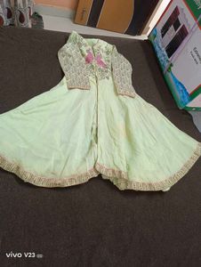 BIBA Brand Unused Light Green Anarkali Kurti