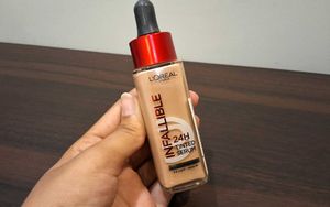 loreal infallible tinted serum. shade 3-4 (light-m