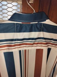 Retro Stripe Short Sleeve Shirt combo