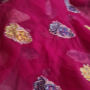 New  Georgette  suit with gota dupatta