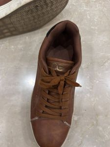 Peter England Brown Casual Sneakers