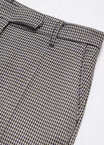 Mango Houndstooth Fit Trousers