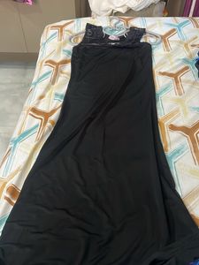 Fancy Black Strectable Nightwear