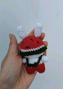 Crochet Bunny Keychain