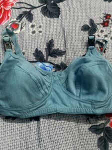 Comfortable Blue Bra