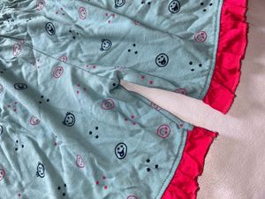 Combo :Girls' Patterned Ruffle Shorts Bundle