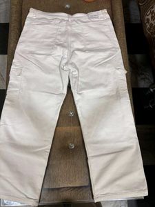 Trendy Low-Waist White Cargo Pants | Relaxed Fit 6