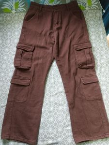 Urbanic" BROWN CARGO JEANS"