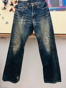 Distressed Denim Jeans