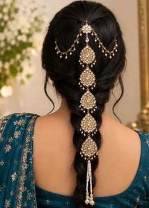 Kundan & Pearl Hair Accessories