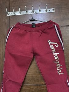 Lamborghini Red Joggers
