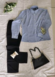 Polo by Ralph Lauren women Blue Oxford Shirt