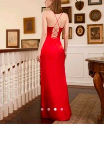 Elegant Red Maxi Dress