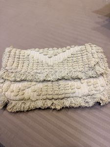 Textured Fringe Clutch